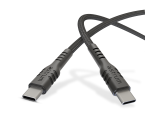 UCC100B USB 2.0 Cable C-C 100W 1M Braided Black