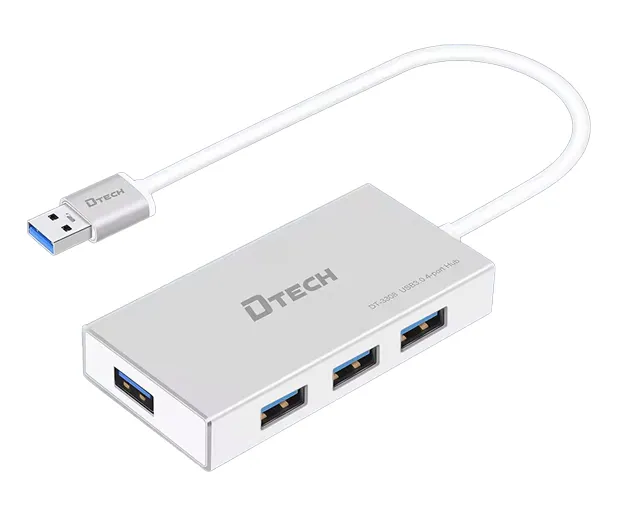 DTECH USB Type-A to 4-Port USB3.0 Hub