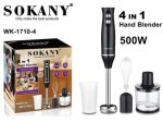 Sokany hand blender 4 in 1 300W 2Speed