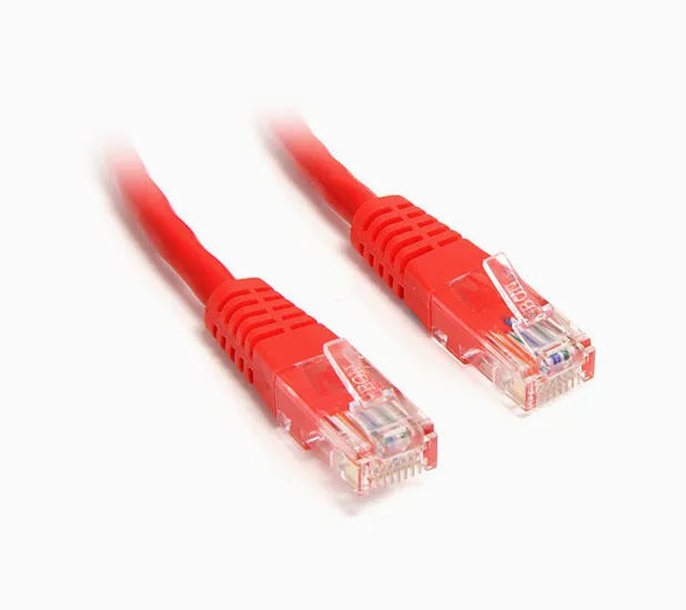 2m CAT5e Flylead (Red)