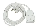 3m 10A Extension Cord with Double Coupler