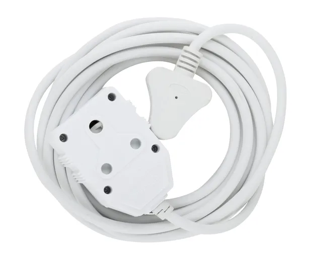 5m 10A Extension Cord with Double Coupler