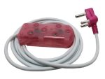 Ellies 2 Way Light Duty Coloured Extension Lead -3M