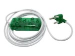 Ellies 2 Way Light Duty Coloured Extension Lead -3M