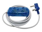 Ellies 2 Way Light Duty Coloured Extension Lead -3M