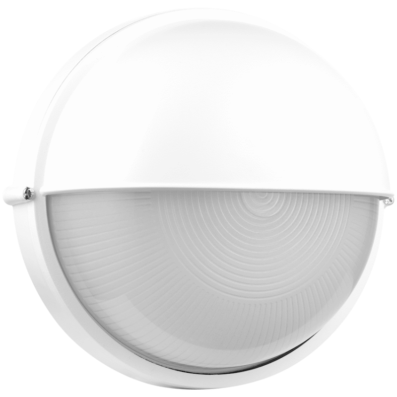 Ellies Arc Series - AC Round Bulkhead - Aluminium + Glass - E27 Base -