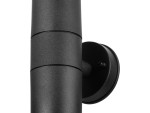 Ellies Ash Series AC dual beam wall light - Nylon Carbon Fiber - GU10 Base - BK