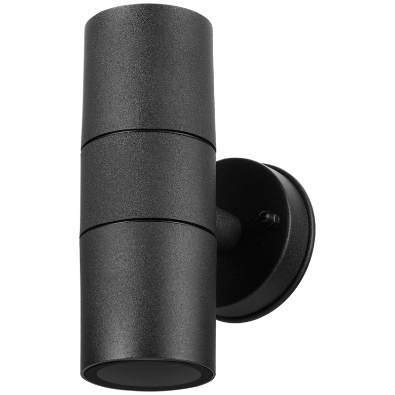 Ellies Ash Series AC dual beam wall light - Nylon Carbon Fiber - GU10 Base - BK