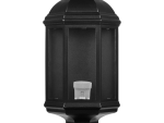 Ellies Forge Series - AC Wall Light - Aluminium + Glass - E27 Base -BK