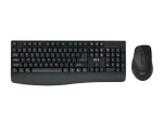 RCT Wireless Keyboard & Mouse Combo |104-Key Membrane Keyboard | AI Tool Key | Silent Optical Mouse