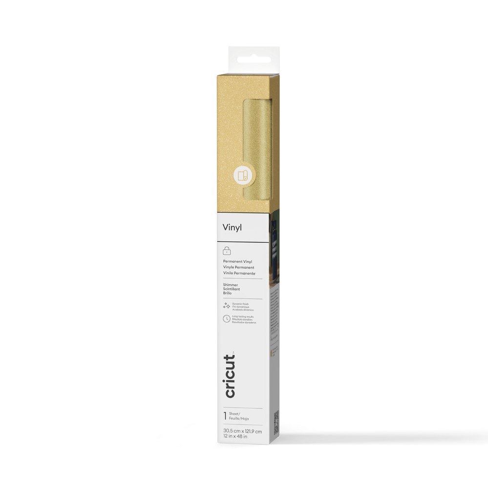 Cricut Shimmer Vinyl 30x120cm (Gold)