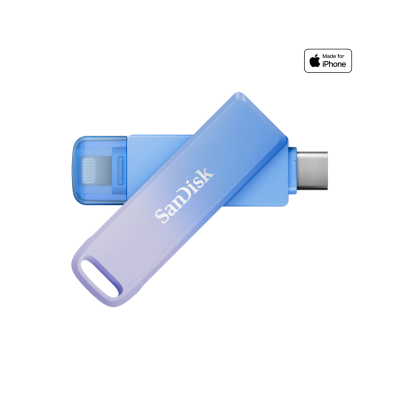 SanDisk Creator Phone Drive includes USB-Type C and Lightning connect
