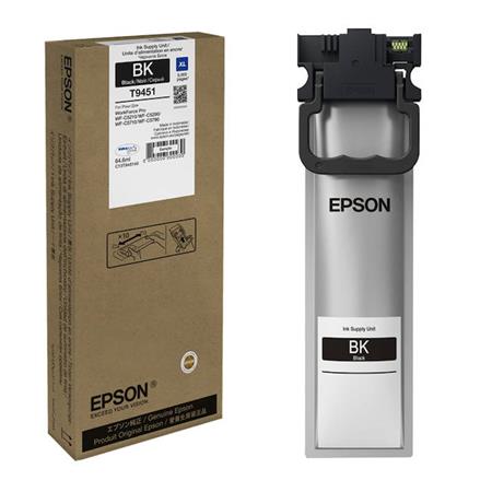Epson Ink Bags Black 64.6ml XL WF-C5290DW / C5210DW / WF-C5790DWF 5000