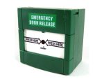 Emergency Door Release Green Double Pole Reset