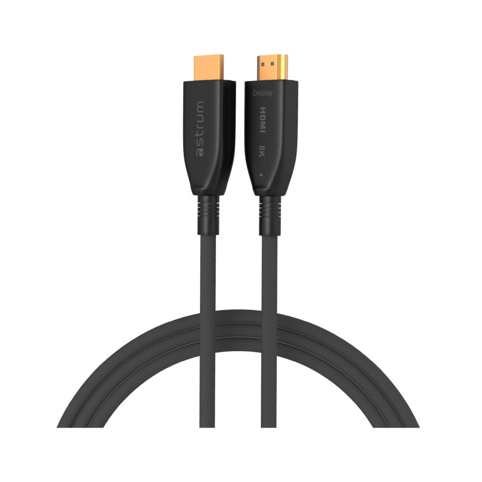 HFO21 HDMI Fiber Cable V2.1 8K 40M Black