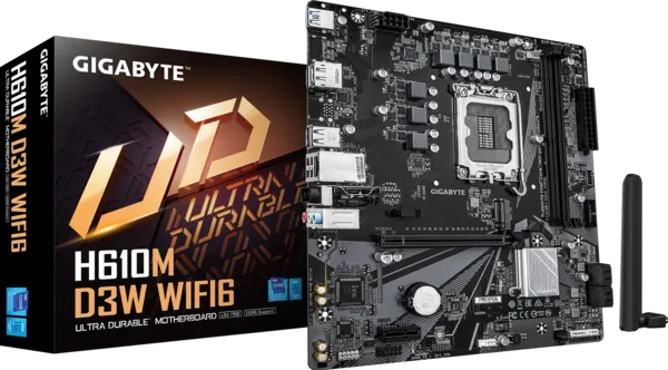 Gigabyte H610M D3W WiFi6 DDR5 Motherboard