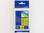 Brother 12MM Black on Yellow Laminated tape