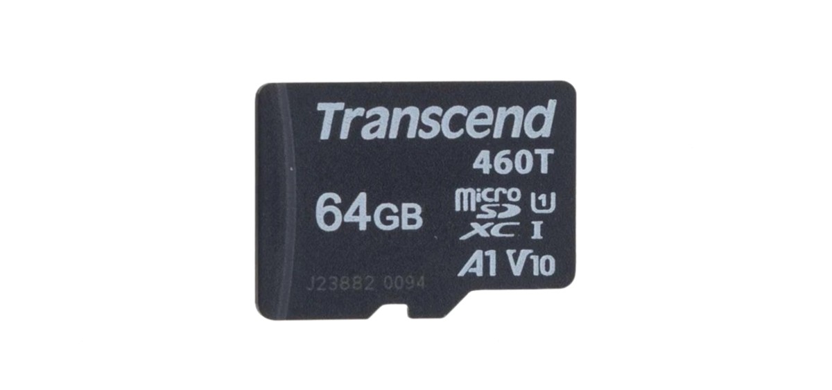 Transcend 64GB USD465T High Endurance Embedded Micro SD Card SDXC V30 U3 A2