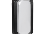 Ellies Ellipse Series AC 24W Capsule LED Bulkhead - PC - BK