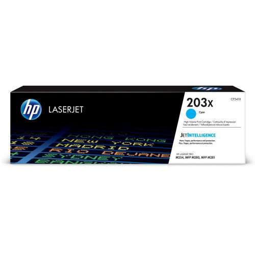 Hp CF541X no.203X Cyan Toner Cartridge - 2500p
