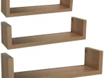 Everfurn Sabrina Floating Wall Shelves - Set of 3