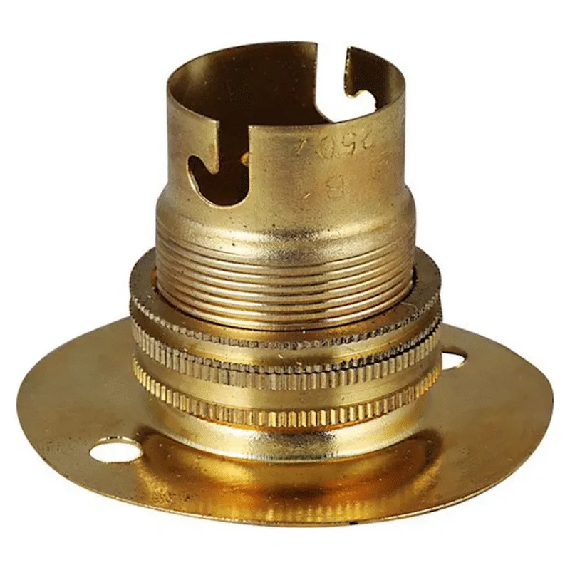 Spar GL Brass Lamp Holder 16A