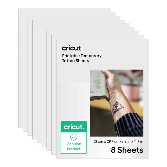 Printable Tattoo Sheets; Transparent; A4 (8)