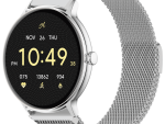 Volkano Ayla Collection Smartwatch with Extra Silicone Strap - Silver