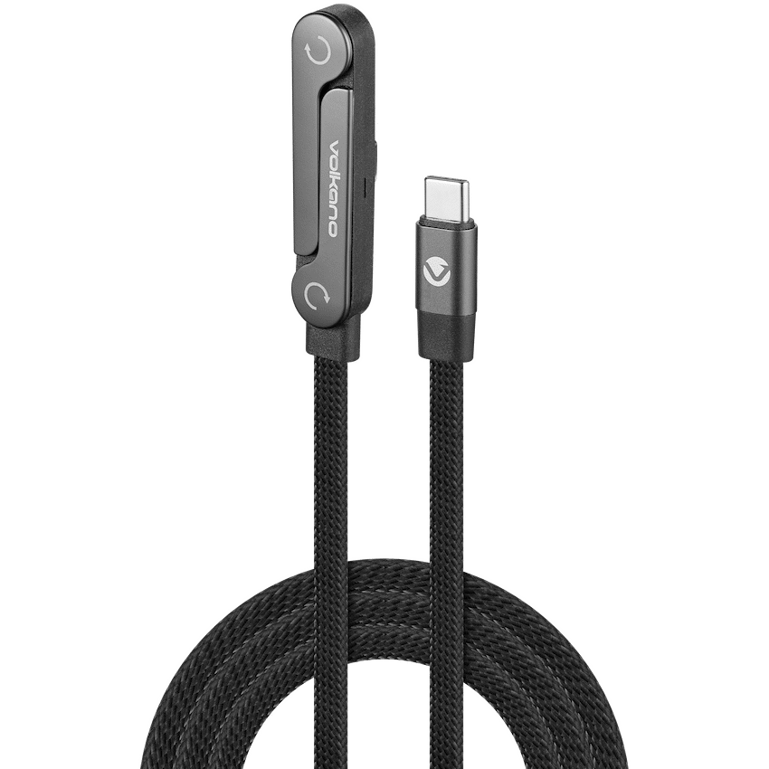 Volkano Kick Series USB C to USB C 240W - Black