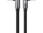 Volkano Weave Series USB-C to USB-C Cable 2m (60W) Right Angle - USB2.