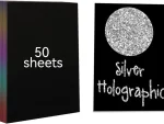 Creality - A4 Holographic Silver Laser Scratch Art Paper - 50 Sheet Pack
