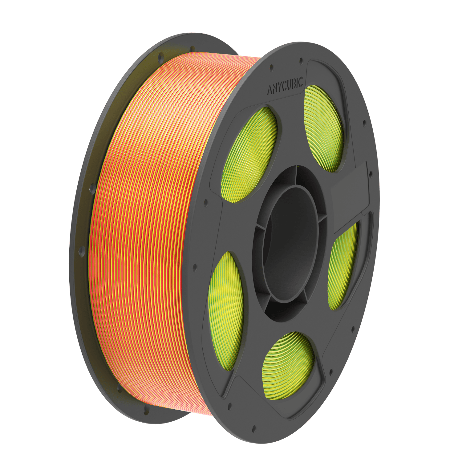 Anycubic PLA Silk Tri-Color Filament - Red Yellow Green