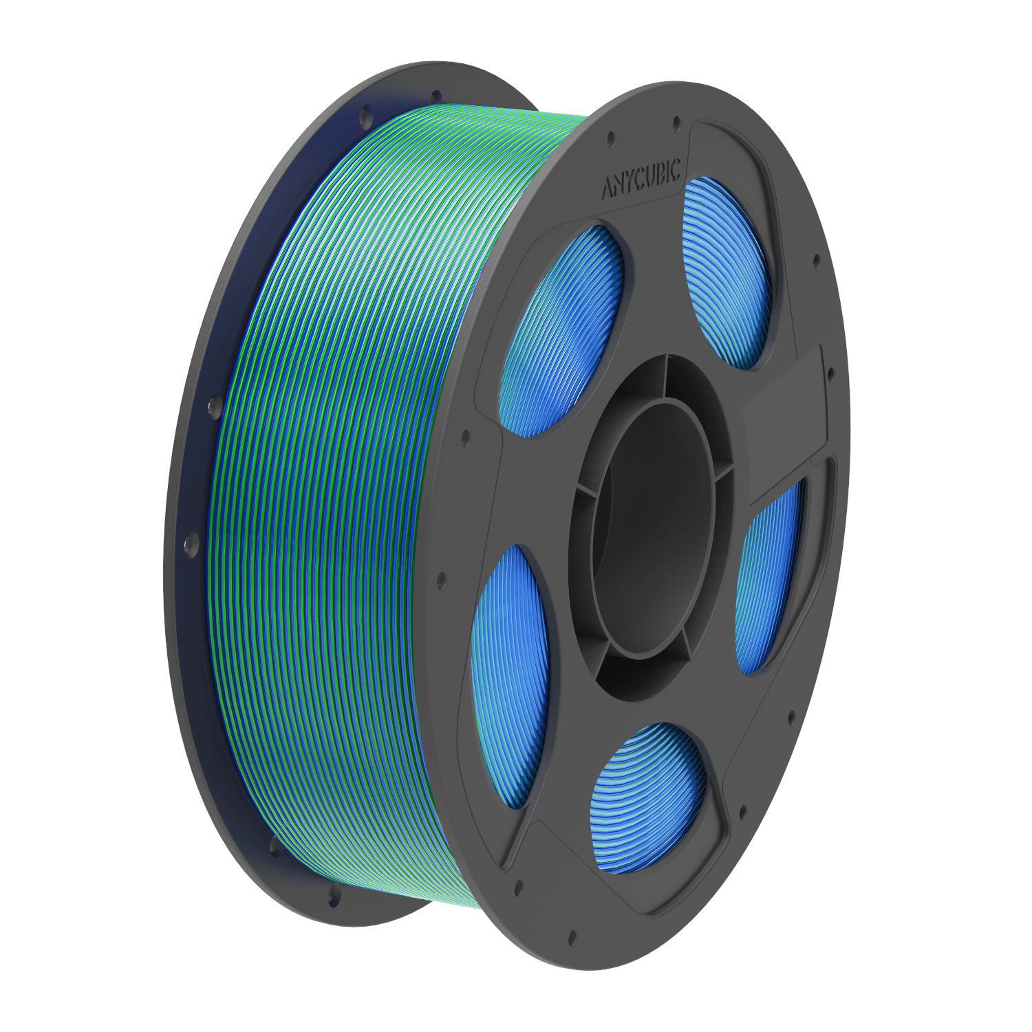 Anycubic PLA Silk Dual Filament 1kg - Blue/Green