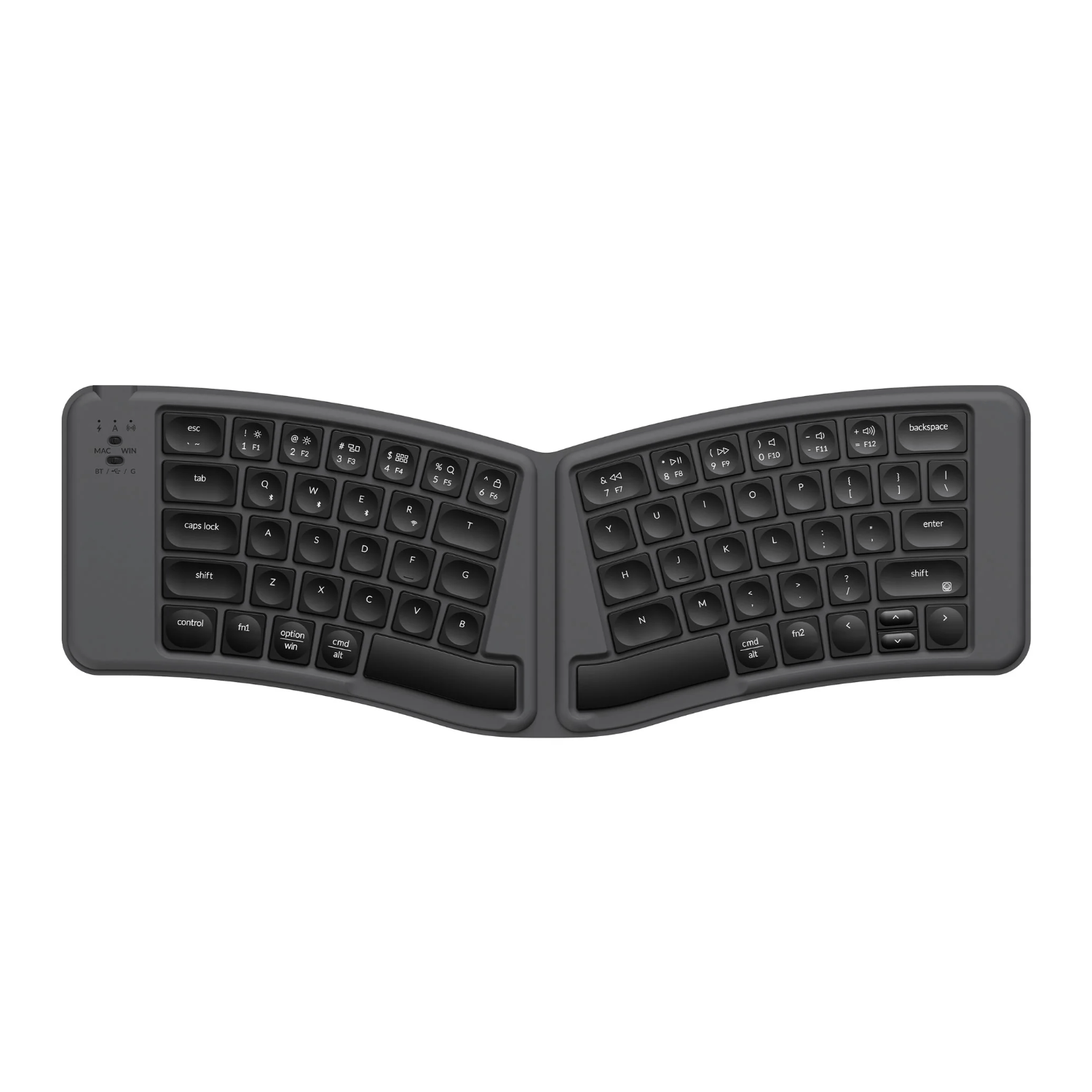 Keychron B11 Pro Ultra-Slim Wireless Foldable Keyboard Alice Layout - Space Grey