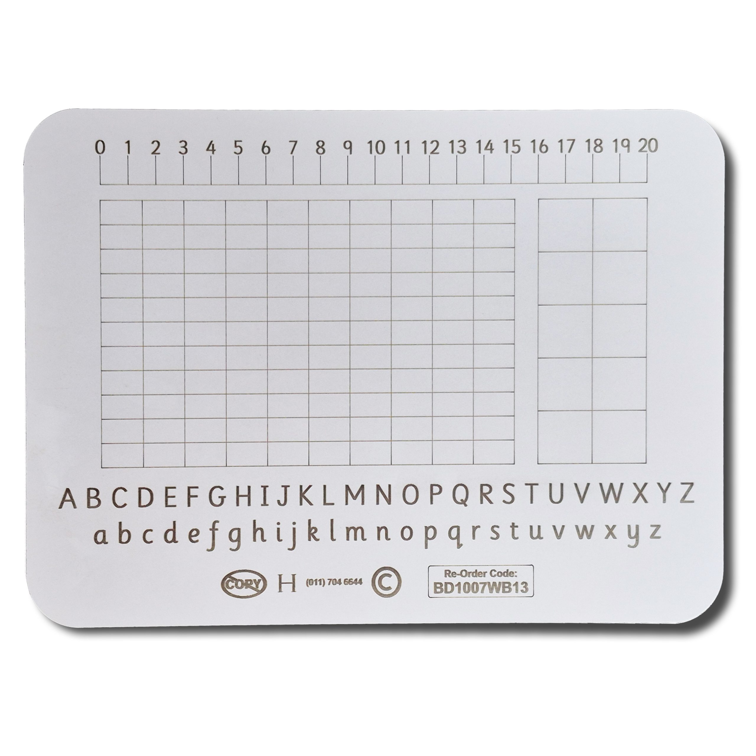 Writing Slate Marker Board Double Sided WB13 297X210MM Pack of 10