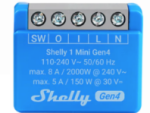Shelly 1 Mini Gen4 Compact Smart Switch For Controlling Lights And Small Appliances Up To 8A
