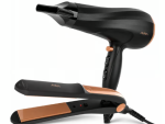 Aura by Elektra Black Studio Duo Hair Dryer & Straightener