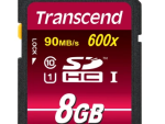 Transcend 8GB SDHC UHS-I Class 10 Card - Ultimate