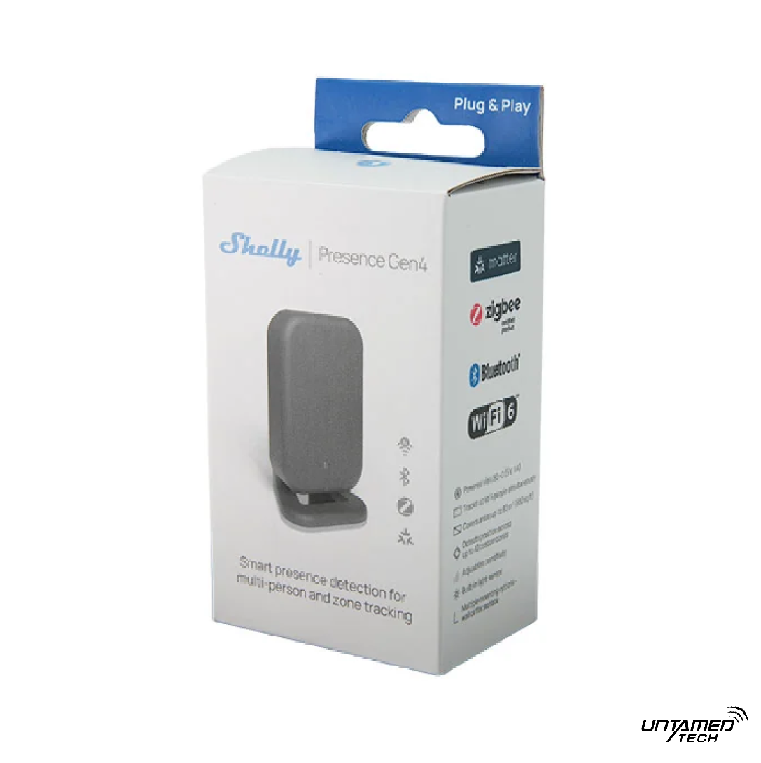 Shelly Presence Gen4 Sensor Detects Real Presence Even Without Movement