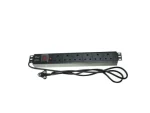 Acconet Power Distribution Unit, 1U, 7 way, 3 Pin SA plug
