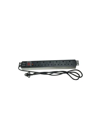 Acconet Power Distribution Unit, 1U, 7 way, 3 Pin SA plug