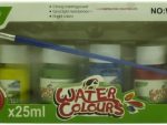 Bertand 6 x 25ml Assorted Water Paint Colors Set