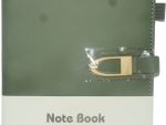 Brainware A5 Green NoteBook With Magnetic Clip
