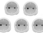 Noble 2 Pin Round Schuko Adaptor 5 Pack