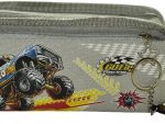 Brainware Go Fast Racing Car Grey Pencil Case