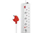 Nexon 8 Way- Medium Surge Multiplug 0.5M - White