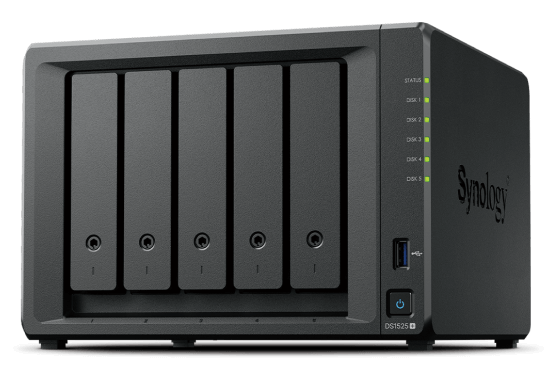 Synology DS1525neo+ 5 Bay NAS (Espandable to 15 bay) AMD Ryzen V1500B