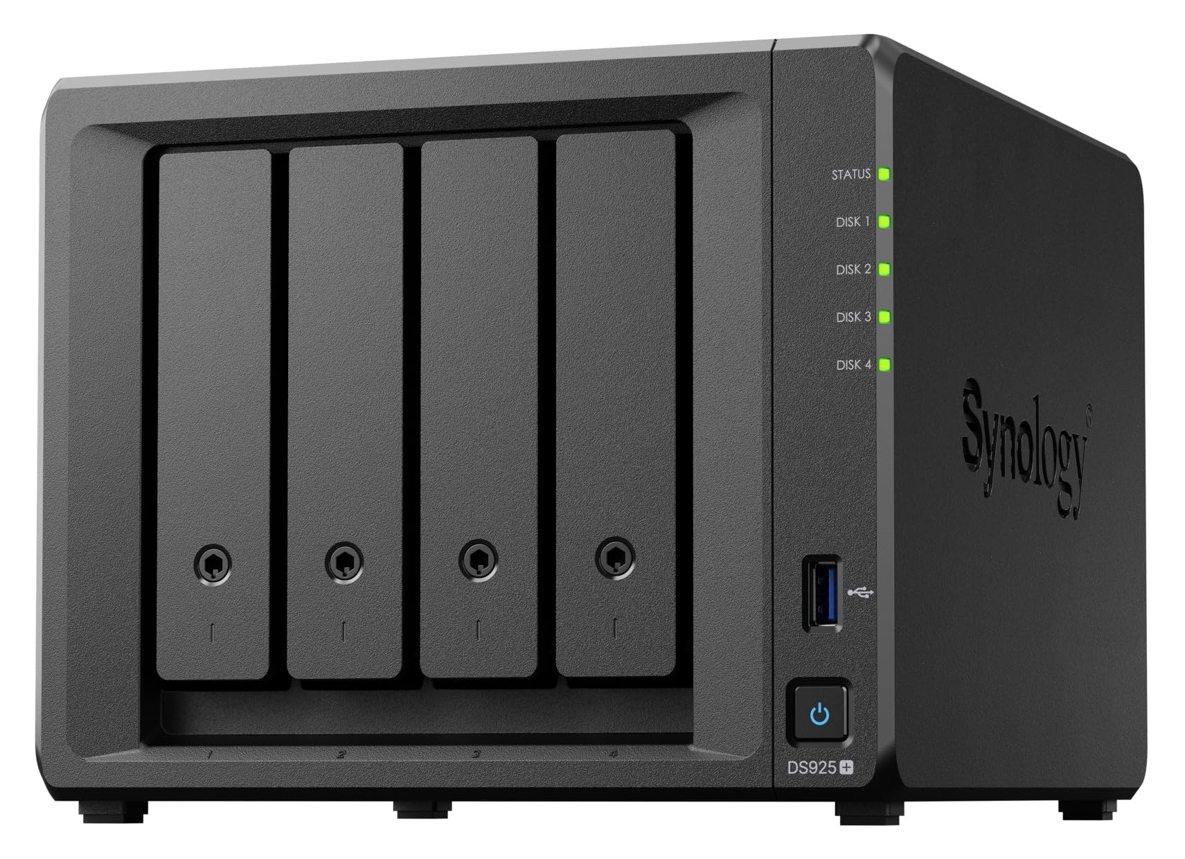 Synology DS925neo+ 4 Bay NAS (Upgradeable to 9 Bay) AMD Ryzen V1500B