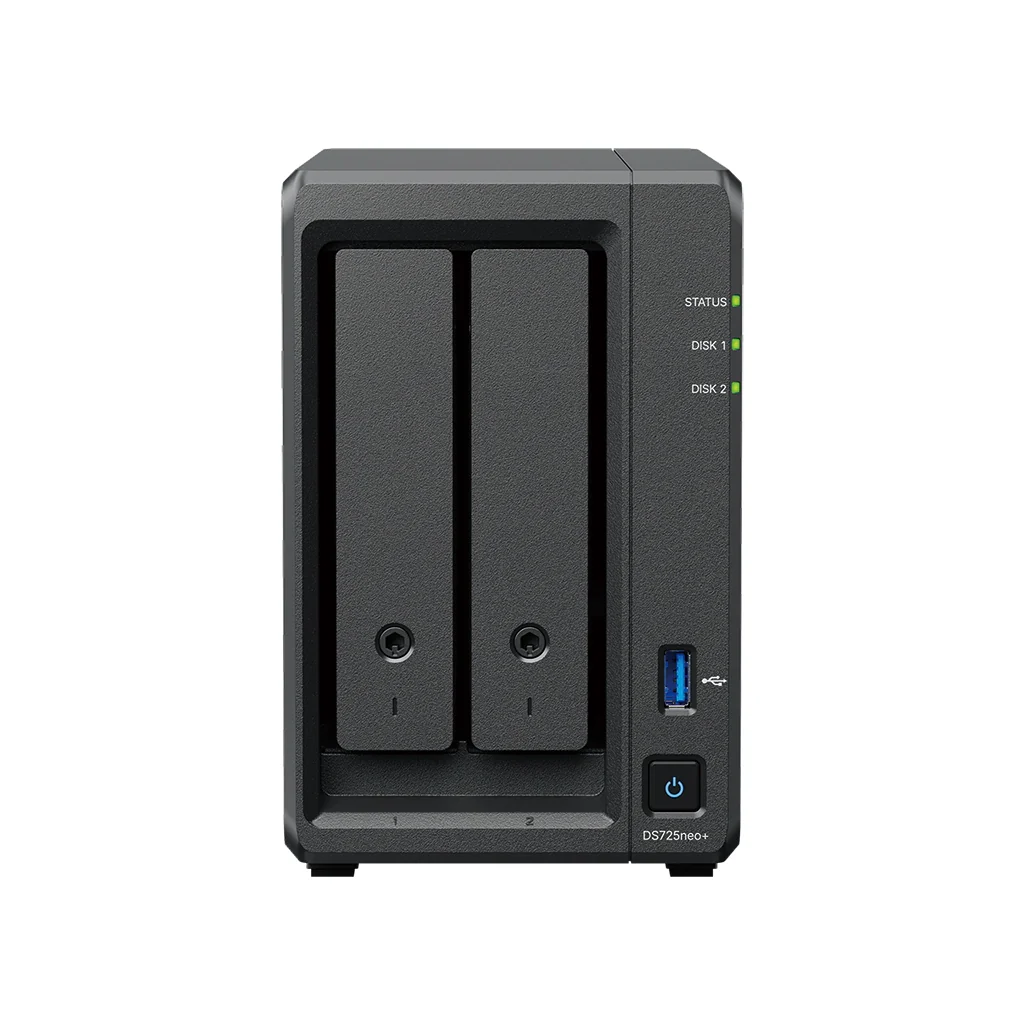 Synology DS725neo+ 2-Bay NAS with AMD Ryzen and 4GB RAM