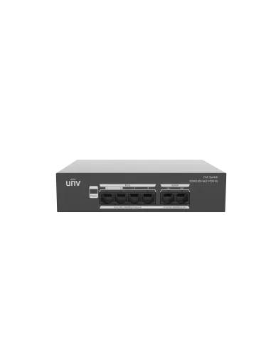 UNV - 4x Gigabit PoE Ethernet Port switch, 2x Gigabit Uplink ports | NSW2100-6GT-POE-IN